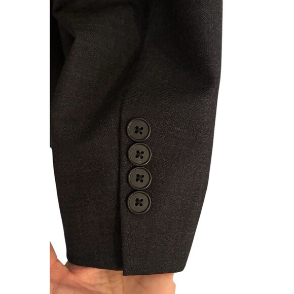 Gerald Austin Bond Street 100% Pure Wool Black Blazer Jacket Men's Size 40R - Picture 13 of 16